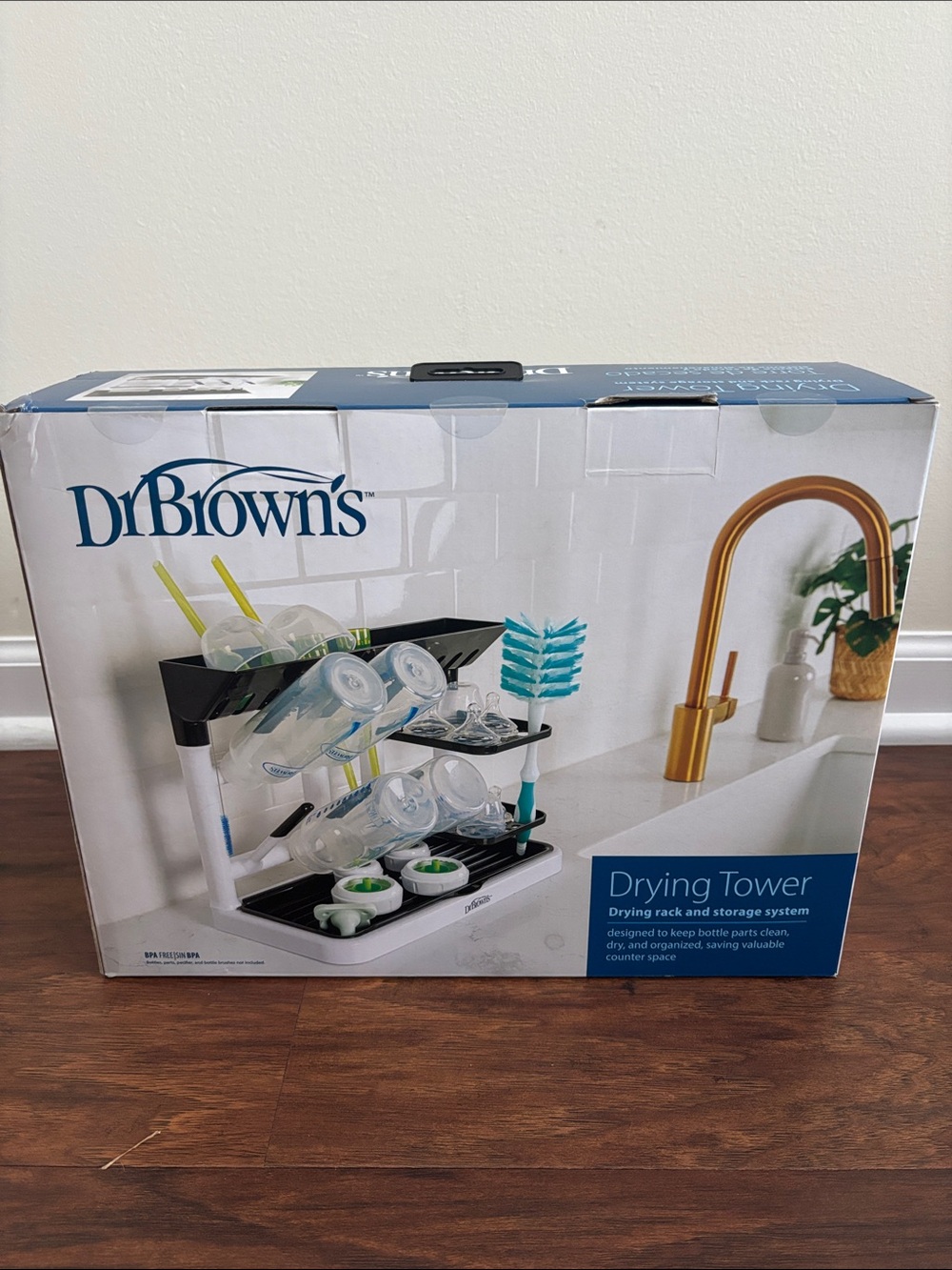 Dr. Brown's Drying Tower - White & Black